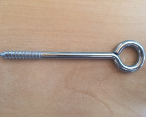 Eyelet screw 6x120 galv